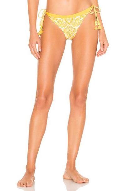 Agua Bendita x REVOLVE Tammy Bikini Bottom in yellow cover image