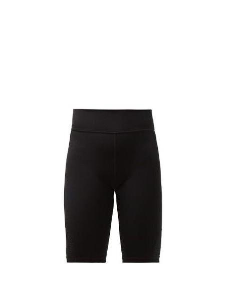 The Upside - Panelled Matte Stretch Jersey Cycling Shorts - Womens - Black cover image