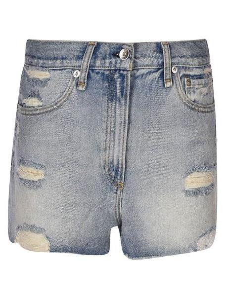 Rag & Bone High Rise Shorts in denim / denim cover image