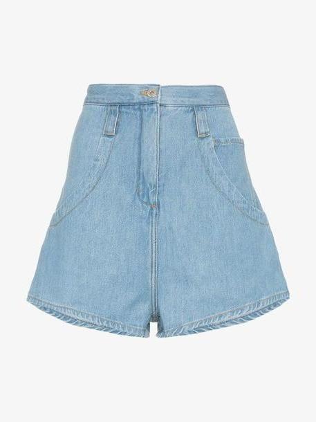 Marques'Almeida high-rise denim shorts cover image