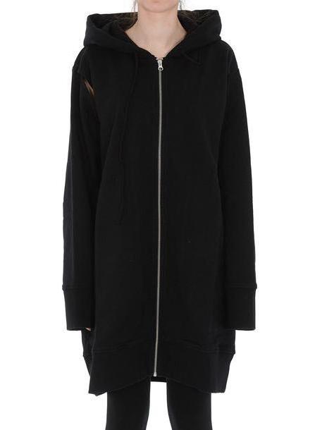 Mm6 Maison Margiela Oversized Hoodie in black cover image
