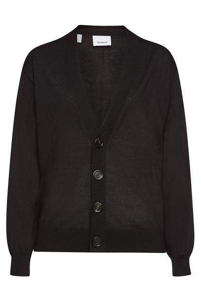 Burberry Dornoch Merino Wool Cardigan in black cover image