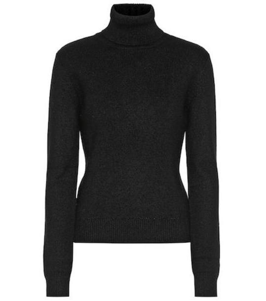 Saint Laurent Cashmere turtleneck sweater in black cover image