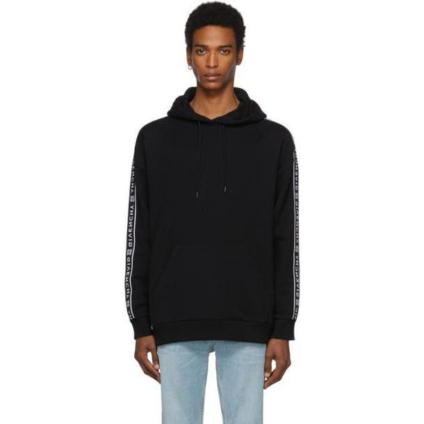 Givenchy Black 4G Webbing Hoodie cover image