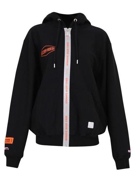 HERON PRESTON Oversized Sweatshirt in black cover image