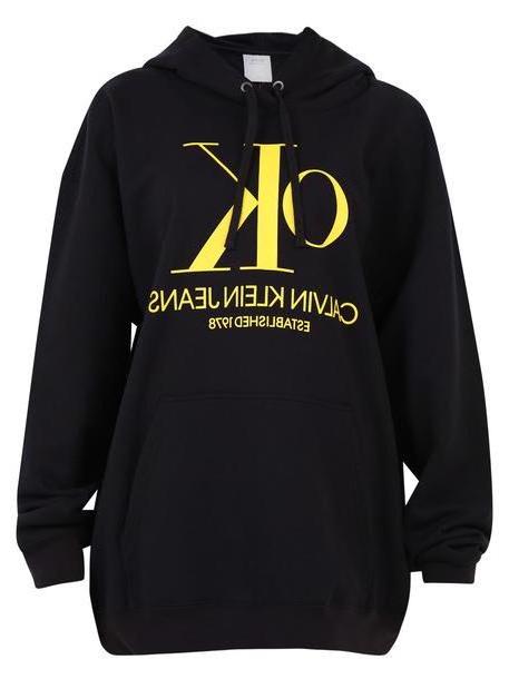 Calvin Klein Jeans Printed Sweatshirt in black cover image