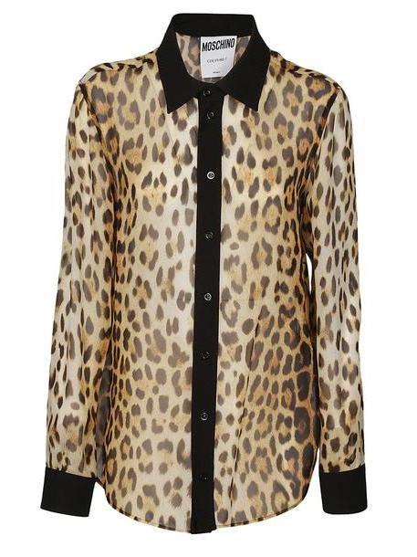 Moschino Leopard Printed Shirt cover image