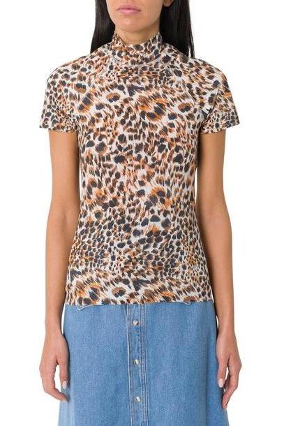 Nanushka Leopard Print Top Una cover image