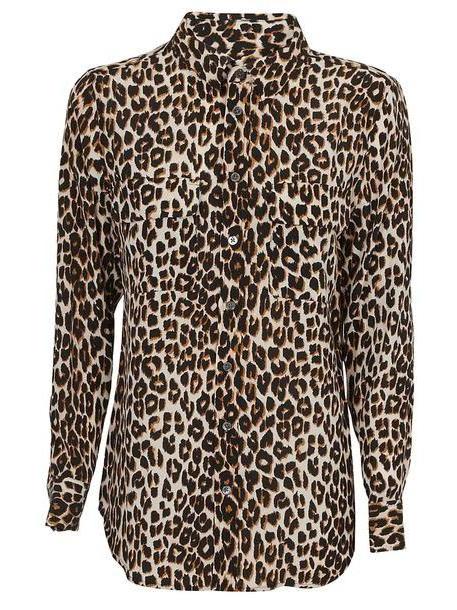 Equipment Leopard Print Shirt cover image