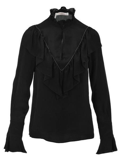 See by Chloé See By Chloe Ruffled Shirt in black cover image