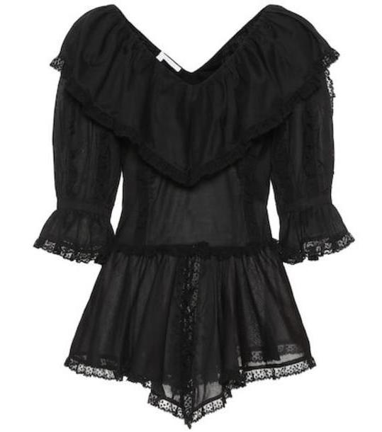 See By Chloé Cotton blouse in black cover image