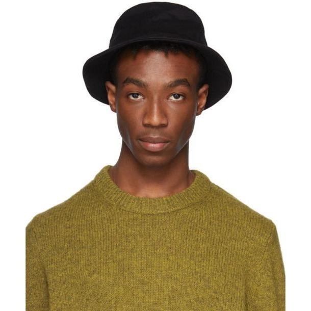 Acne Studios Black Twill Buk A Bucket Hat cover image