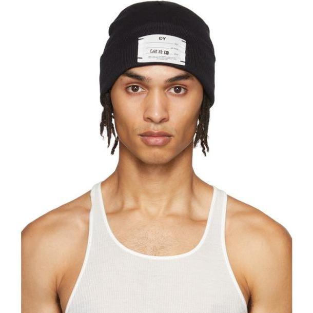 Y-3 Black Logo Beanie cover image
