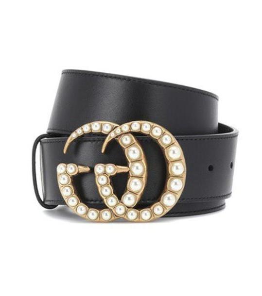 Embellished leather belt cover image