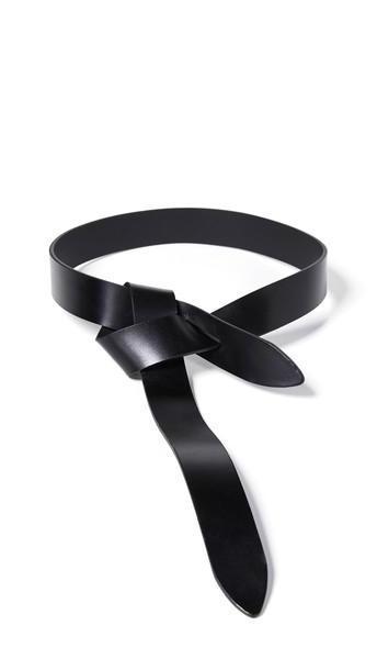 Isabel Marant Lecce Leather Belt in black cover image