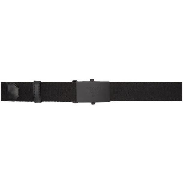 Prada Black Nylon Logo Belt cover image
