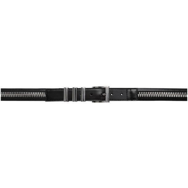 Balmain Black Low Waist Emblem Belt cover image