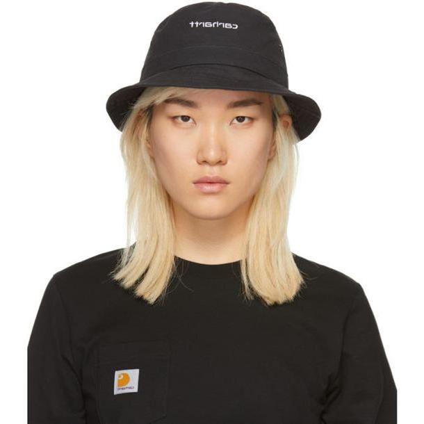 Carhartt Work In Progress Black Script Bucket Hat cover image