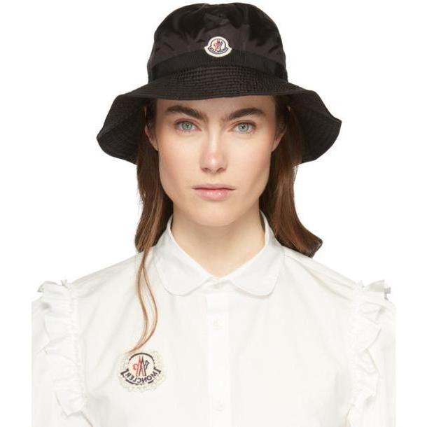 Moncler Black Logo Bucket Hat cover image