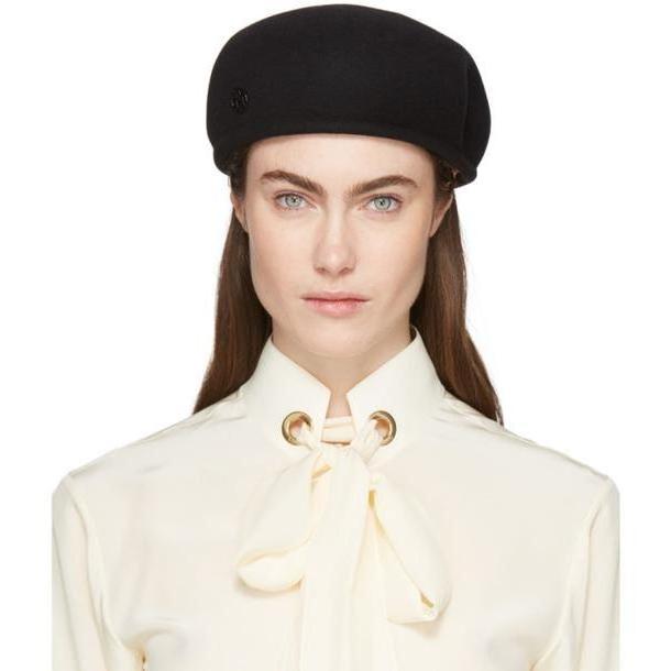 Maison Michel Black New Bonnie Beret cover image