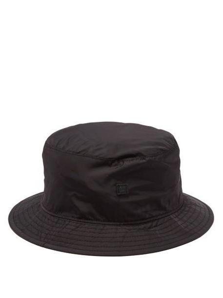 Acne Studios - Face Technical Shell Bucket Hat - Womens - Black cover image