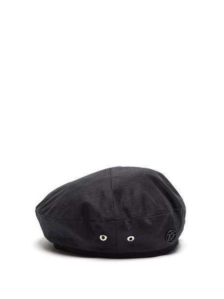 Maison Michel - New Billy Cotton Beret - Womens - Black cover image
