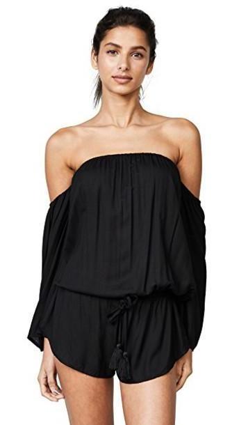 TIARE HAWAII Maddie Romper in black cover image