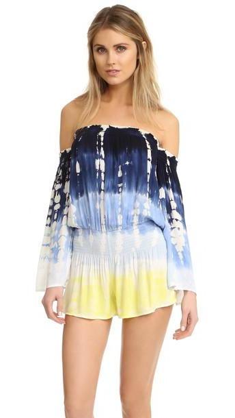 Young Fabulous & Broke Estelle Romper - Cobalt Earthquake cover image