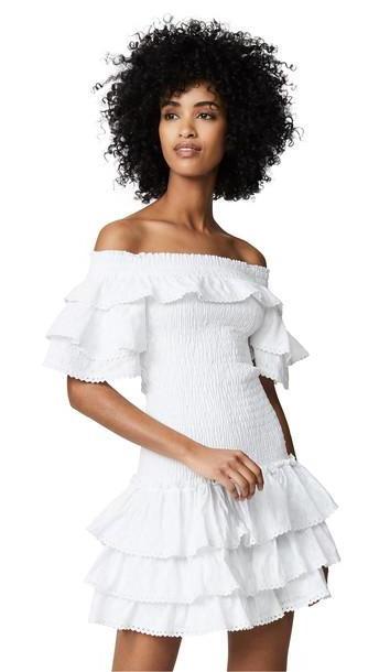 MISA Lourdes Romper in white cover image