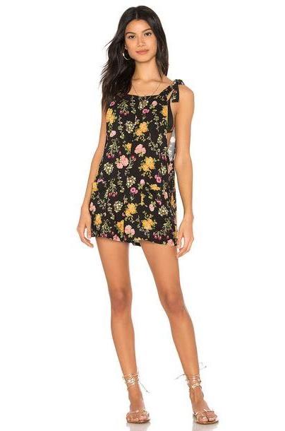 Beach Bunny Sunny Romper in black cover image